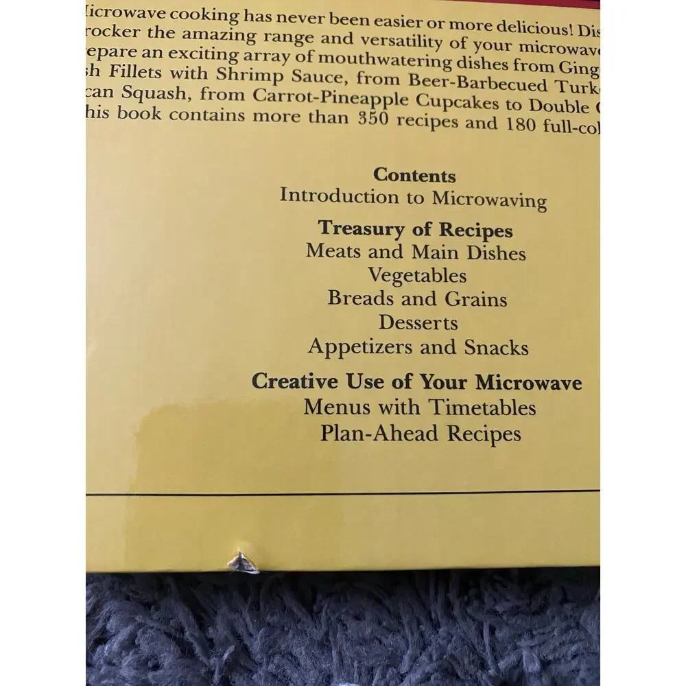 Betty Crocker’s Microwave Cookbook 1981 Vintage Hardcover Random House